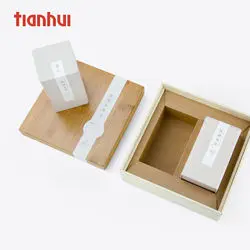 Creative wooden lid fancy chocolate gift packaging paper  box for bird nest