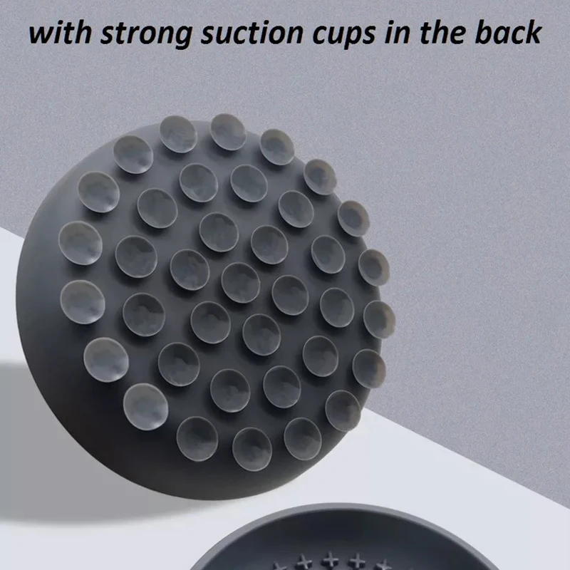 Interactive Dog Lick Bowl BPA-Free Silicone Feeding Bowl Anxiety Relief Slow Eating Pet Food Bowl with Suction Cups