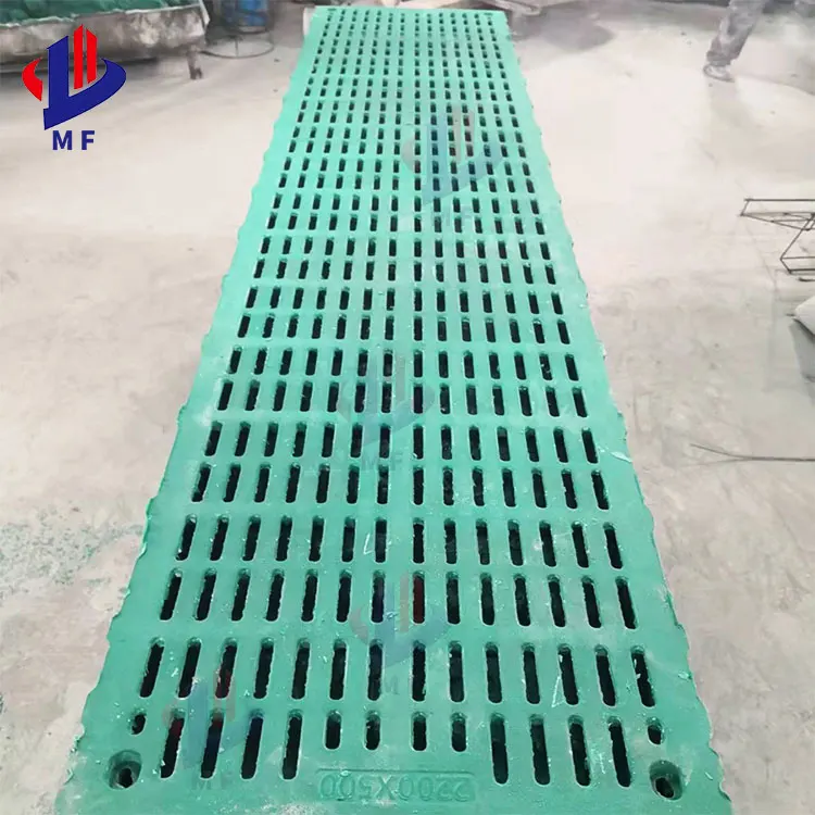 composite manure leakage board for livestock breeding equipment. Multiple models and sizes Green composite board flooring