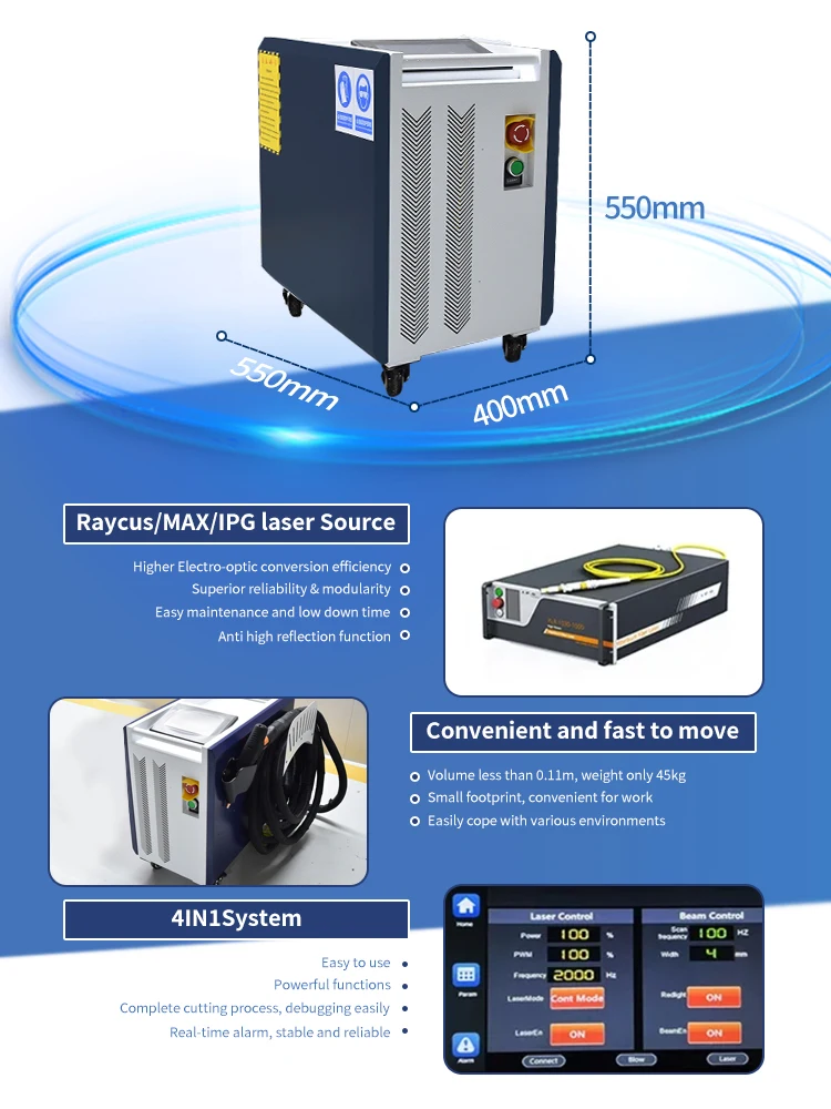 handheld laser welder welding machine handled small laser fiber welding hand air cooled laser welding machine for aluminum