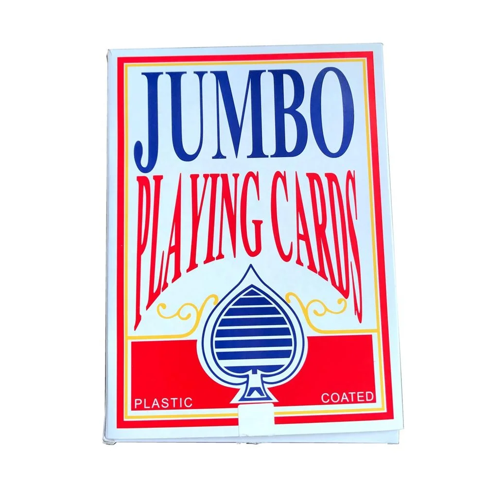 
wholesale high quality customized A4 Jumbo index playing cards for adult board games 