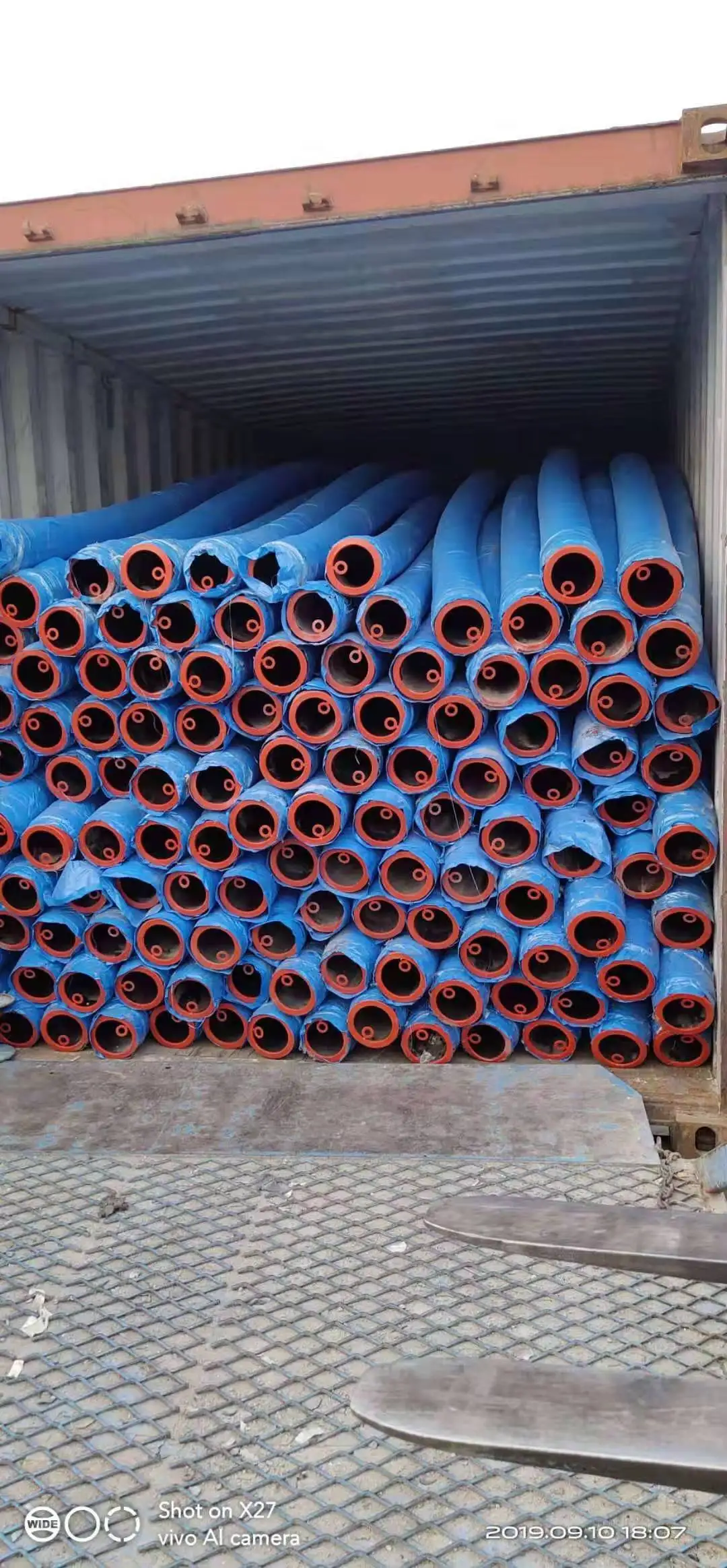 DN80 concrete pump rubber end hose