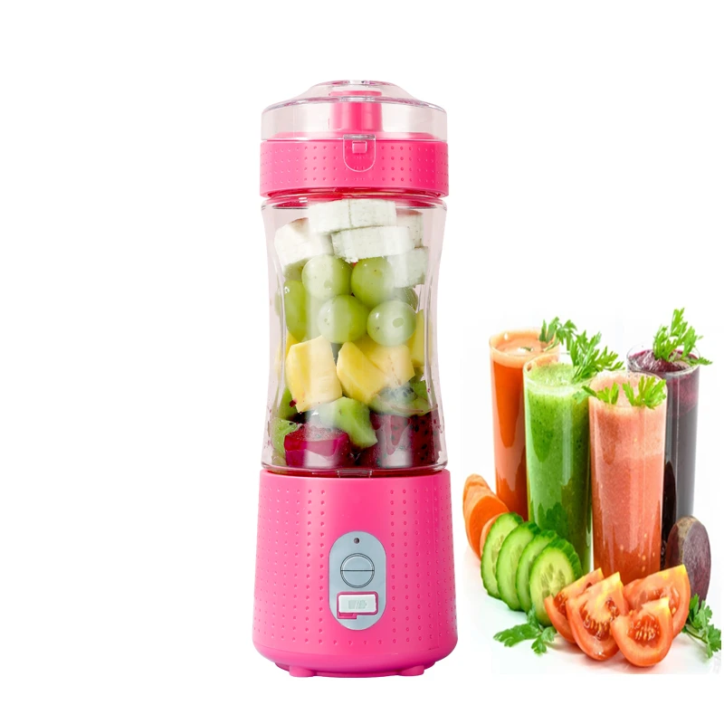 First Piece Special price battery operated portable fruit juice blender 380ml plastic electric hand cake mixer milktea cups
