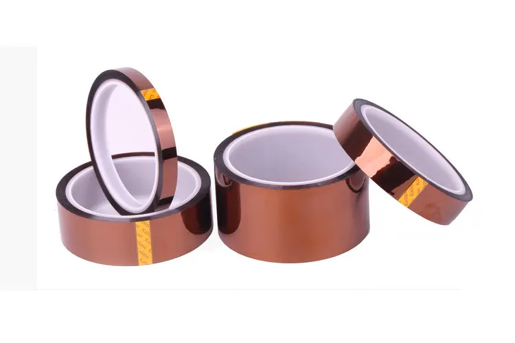 Finger Adhesive Tape Double Sided Temperature Resistant Golden Free Hot Melt Adhesive Film Silicone Tape ROHS Masking 260 CN;GUA