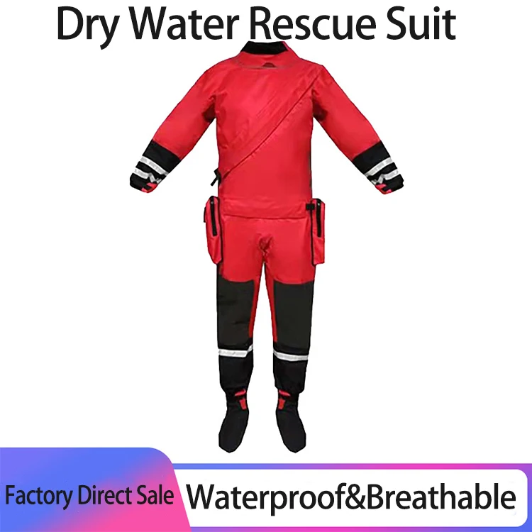 Professional Factory Custom Men Waterproof Diving Suit Kayaking Keep Warm Dry Water Rescue Suit Dry Suits