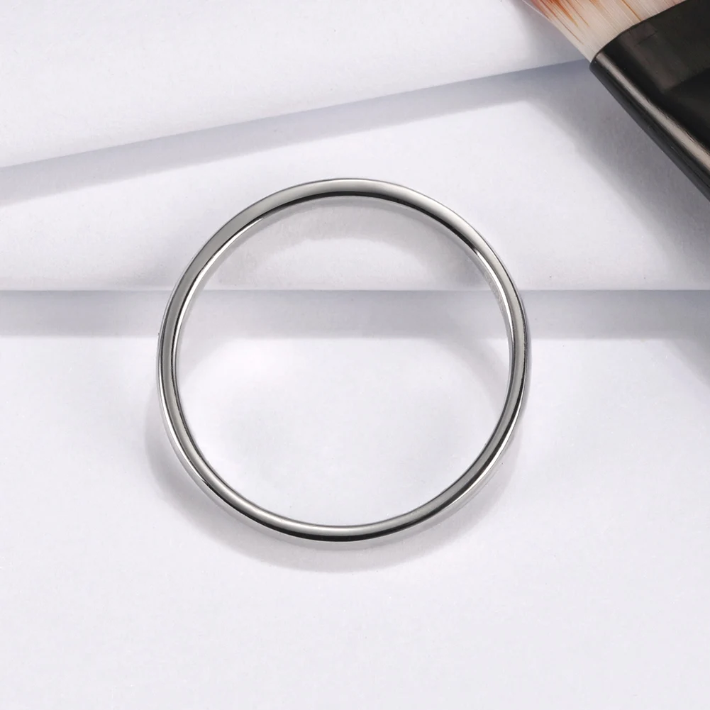 RINNTIN SR74 Classic Jewelry Wholesale 925 Sterling Silver Women Wedding Band Ring