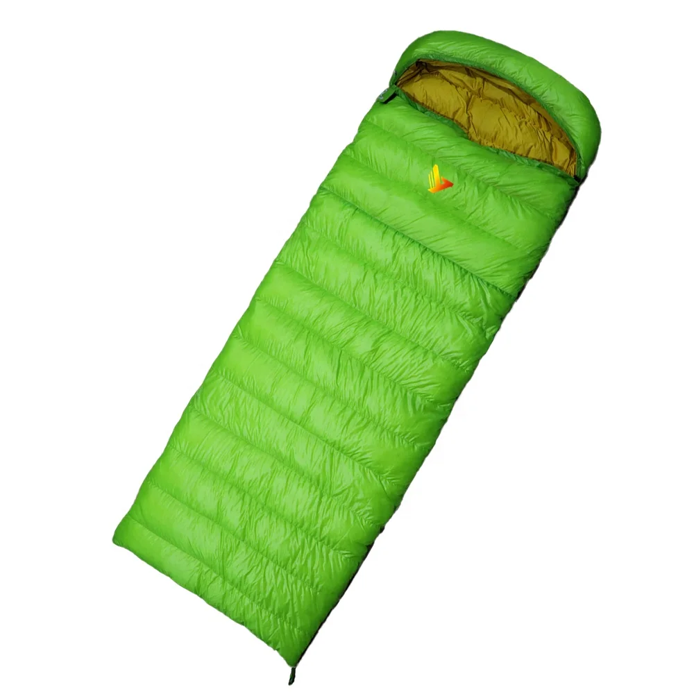 Envelope Sleeping Bag Duck Down  Camping Winter 800g Fill Splicing Double Sleeping Bag used in Cold Weather