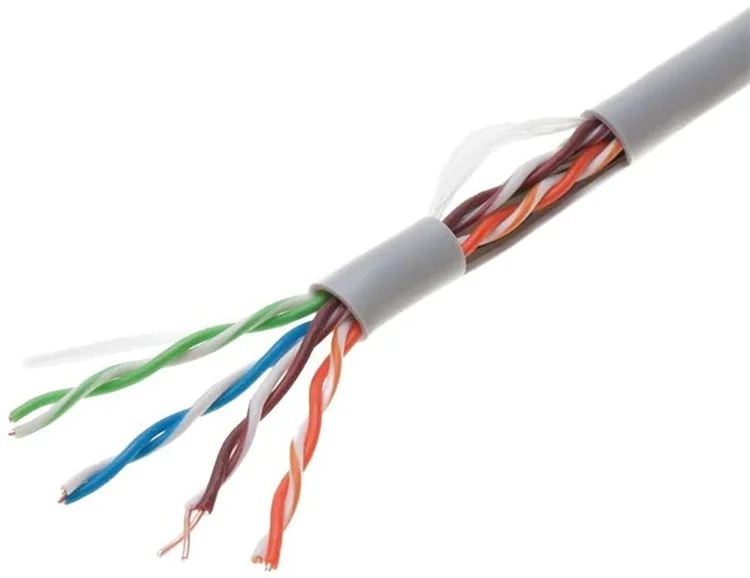 Cat5e Ethernet Cable 1000ft 24 AWG CMR Insulated Bare Copper Wire 350MHZ Gigabit Speed UTP LAN Internet Cable