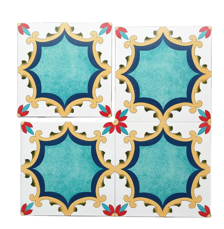 Nordic style small tiles 300*300 bathroom balcony kitchen floor tiles porch background wall tiles