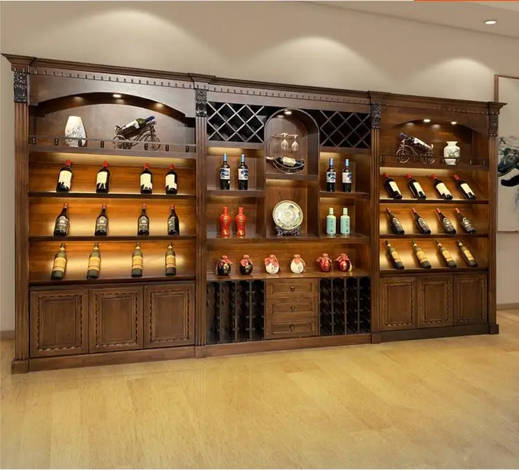 
classcial color wine rack living room and bar wine rack 