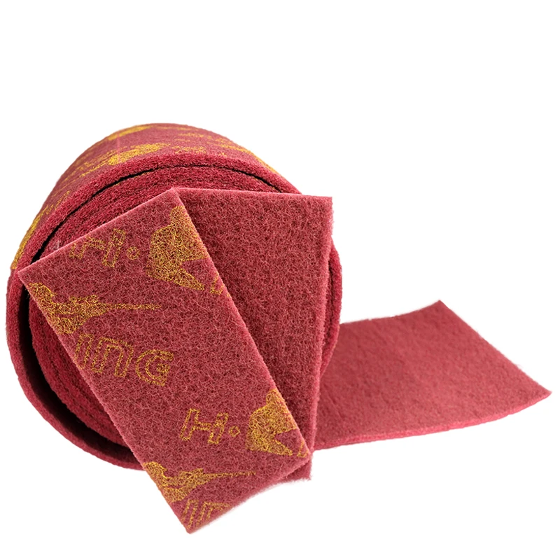 High Quality Non-woven Scouring Hand Pad HuntKing 7447 Sanding Abrasive Pad scouring pad for polishing