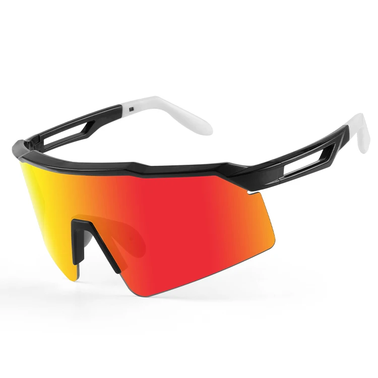 OEM Customized Cycling Sunglasses Polarized Color Coat-ing Sport Sunglasses for Outdoor Sports Baseball Bicycle Running