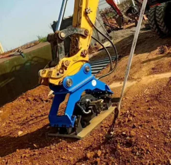 6 ton 8 ton Excavator attachments supplier soil hydraulic vibrating plate compactor
