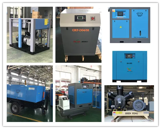 50 HP PM двигатель с регулируемой частотой вращающегося винтового воздушного компрессора