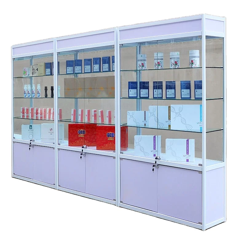 Boutique factory vitrine display cabinet price for cell phone