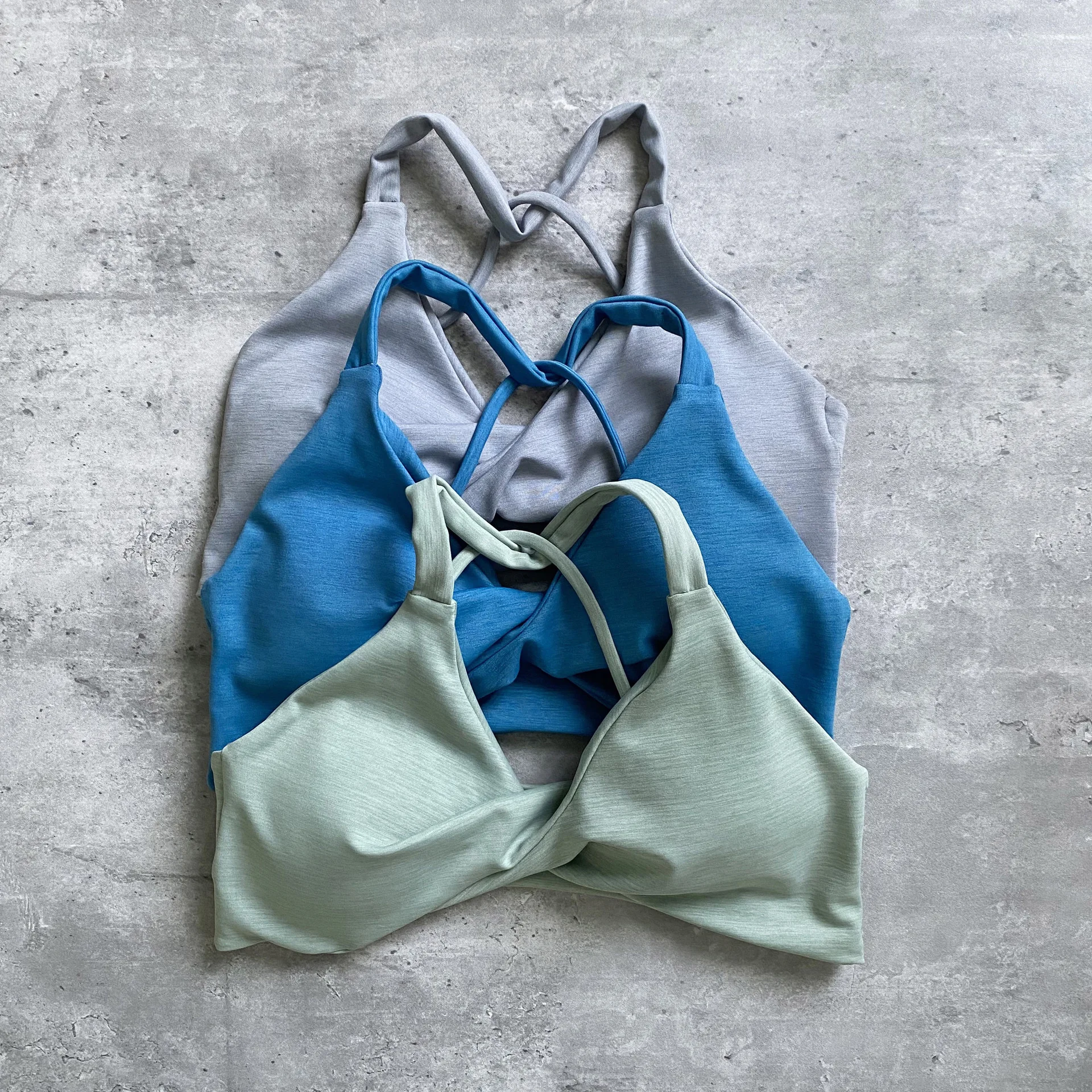 BAIMEAOLA Custom Logo Women Yoga Sets Fitness Workout Tracksuit Sports Three Piece Bra And Leggings Yoga Set