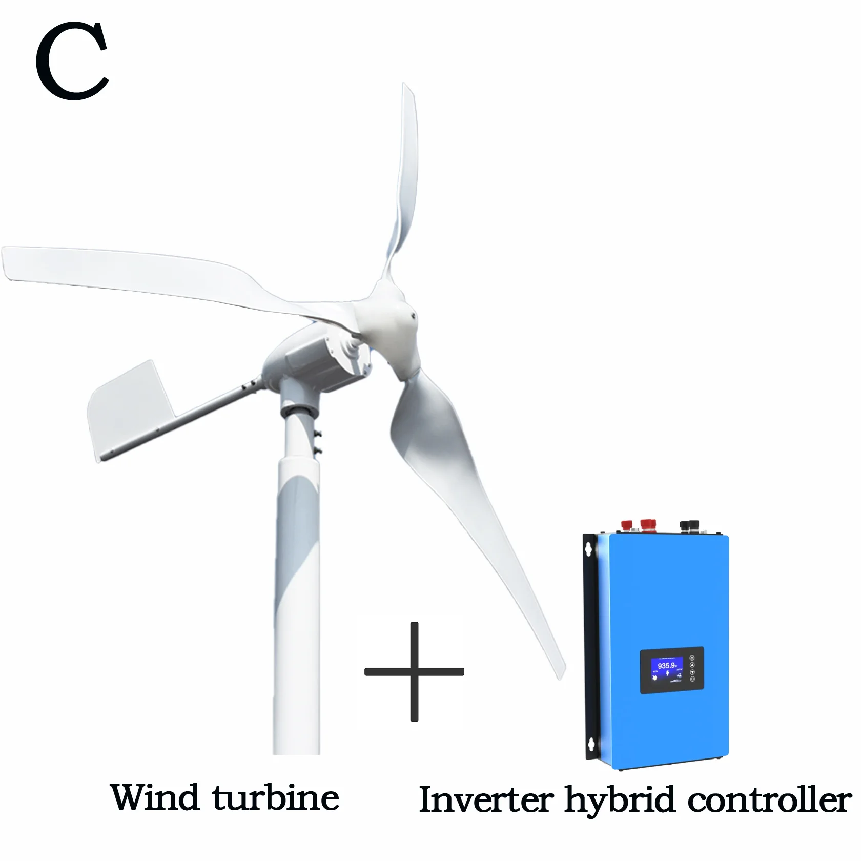 1kw 2kw 5kw windmill power generation horizontal axis wind turbine household small wind turbine