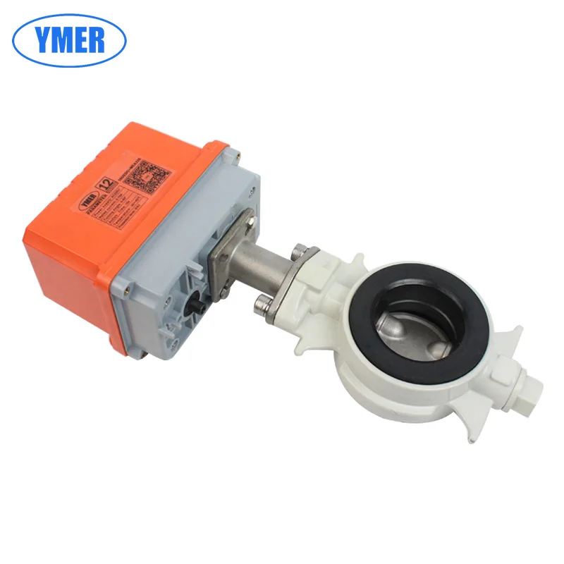 original Wholesale high quality Aluminum alloy 220v electric butterfly valve for water DN25 DN32 DN40 DN50 DN65 DN80