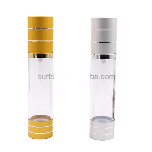 high quality 15ml 30ml 50ml airless sprayer pump bottles for sale lotion vacuum bottle