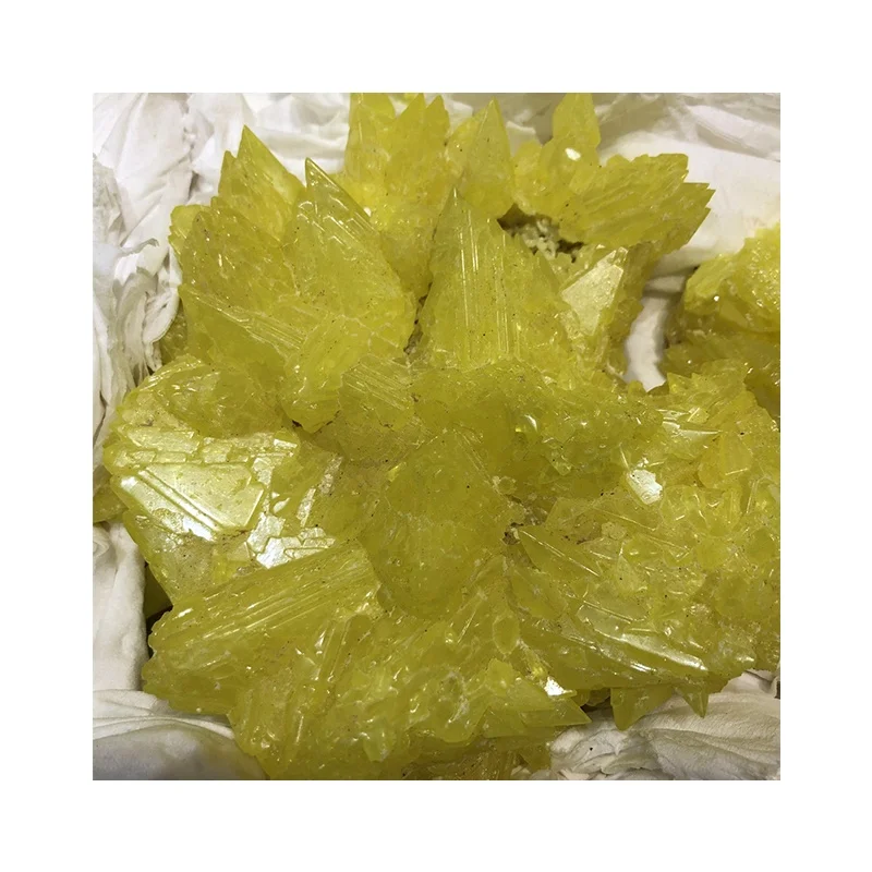 Bulk wholesale Rare New Listing Irregular Decoration Natural Roughly Sulfur Ore for Different Use on sale