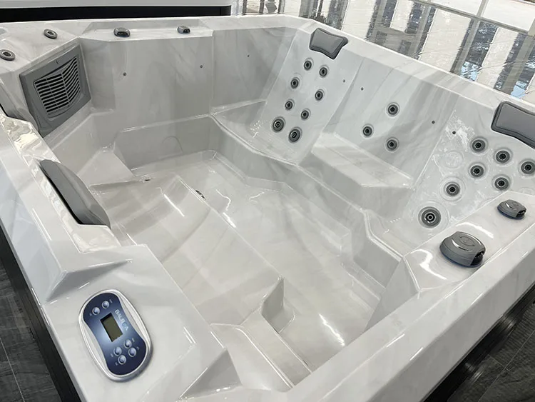 6-7 person hot tub outdoor Acrylic spa pool massage bathtub Self-Cleaning spa pools