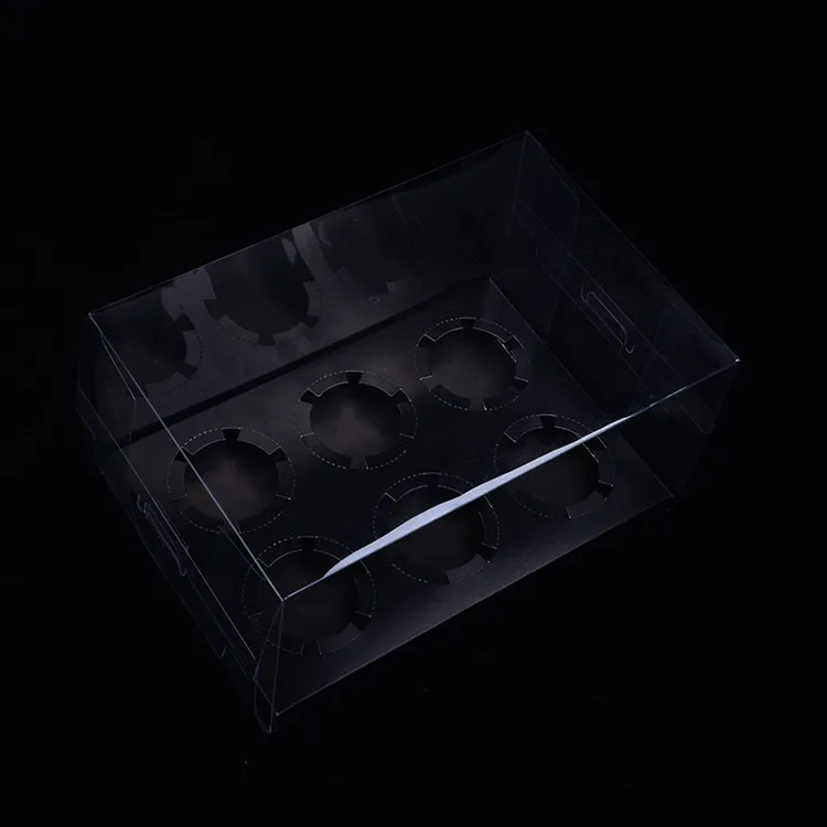 
Clear seethrough Paper Cake Box Cupcake Box 