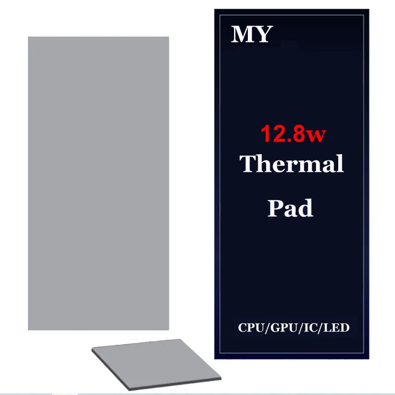 Heat Dissipation Silicone Pad CPU/GPU Card Water Cooling Thermal Mat 12.8W/mk  85x45  0.5mm 1mm 1.5mm 2mm 3mm
