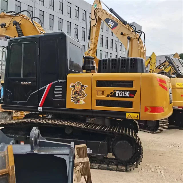 Sany crawler excavator Sy215c Used Sany Sy 215 Excavator Price 20Ton Second Hand SANY 205 215 235 Medium Excavators in China