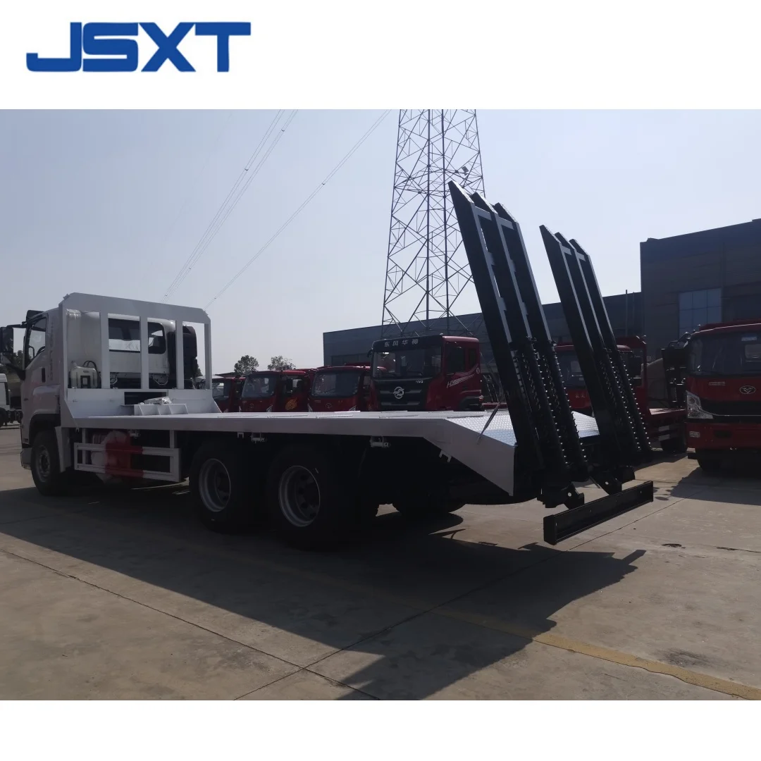 JSXT for Machinery Transport 6*4 Type 380PS Truck with Lowbed Trailer Combination