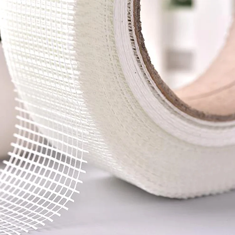 Filament Glass Fiber Joint Tape Self Adhesive Fiberglass Mesh Drywall Joint Tape For Cement Board