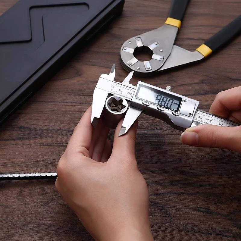 150mm 6 inch Stainless Steel hardened Electronic Digital Caliper Digital Vernier Caliper