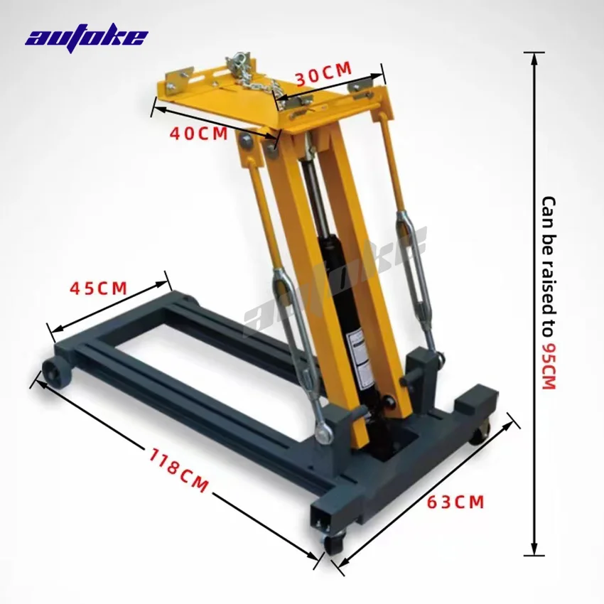 2 Ton 3 Ton Low Profile truck low position gearbox transmission jack