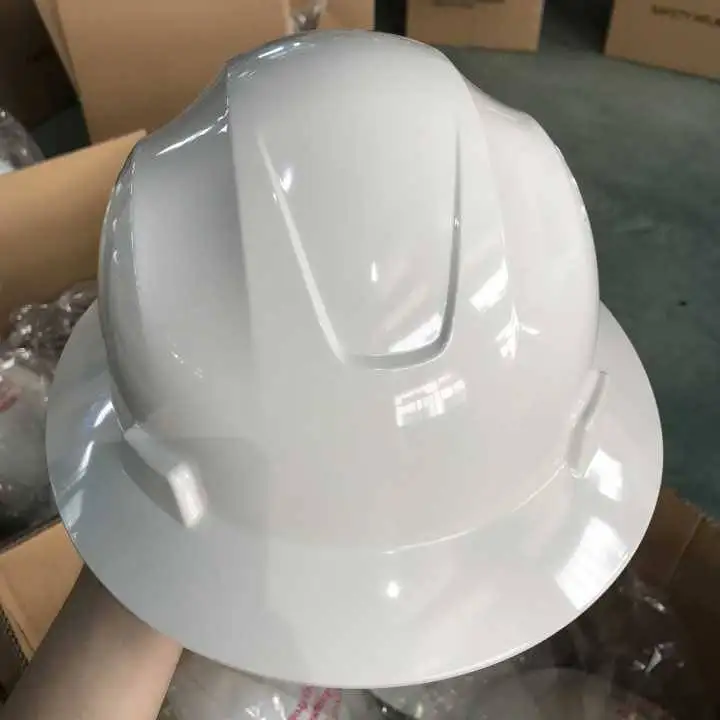 ANSI Z89.1 standard HDPE  Full brim Hard hat safety helmet