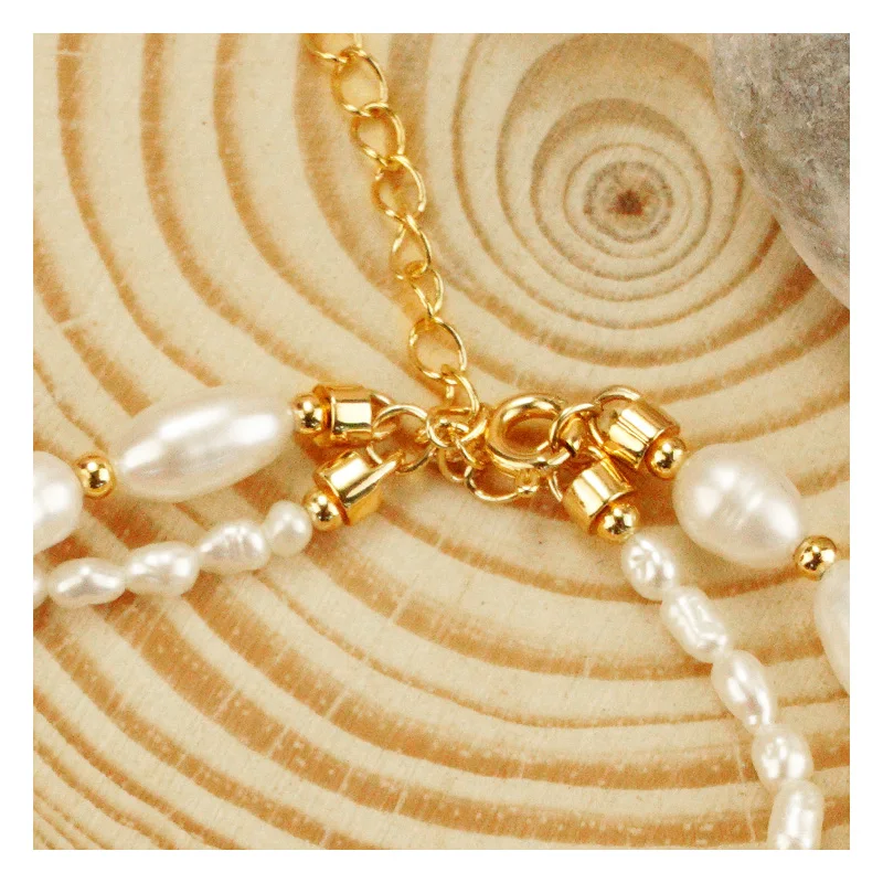 925 Sterling Silver Pearl Unisex Trendy Rhodium Plated Jewelry for Wedding Party and Gift