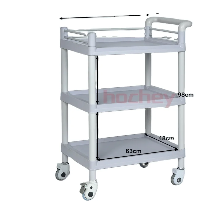 Hochey Medical High Quality Factory Price  Beauty Salon Trolley With Different Color optional
