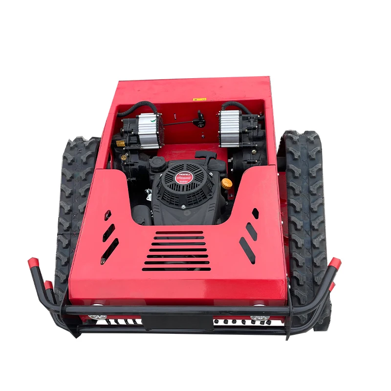 Remote Control Mini Crawler Remote Control Lawn Mower Grass Blade Robot Mower For Agricultural Machinery