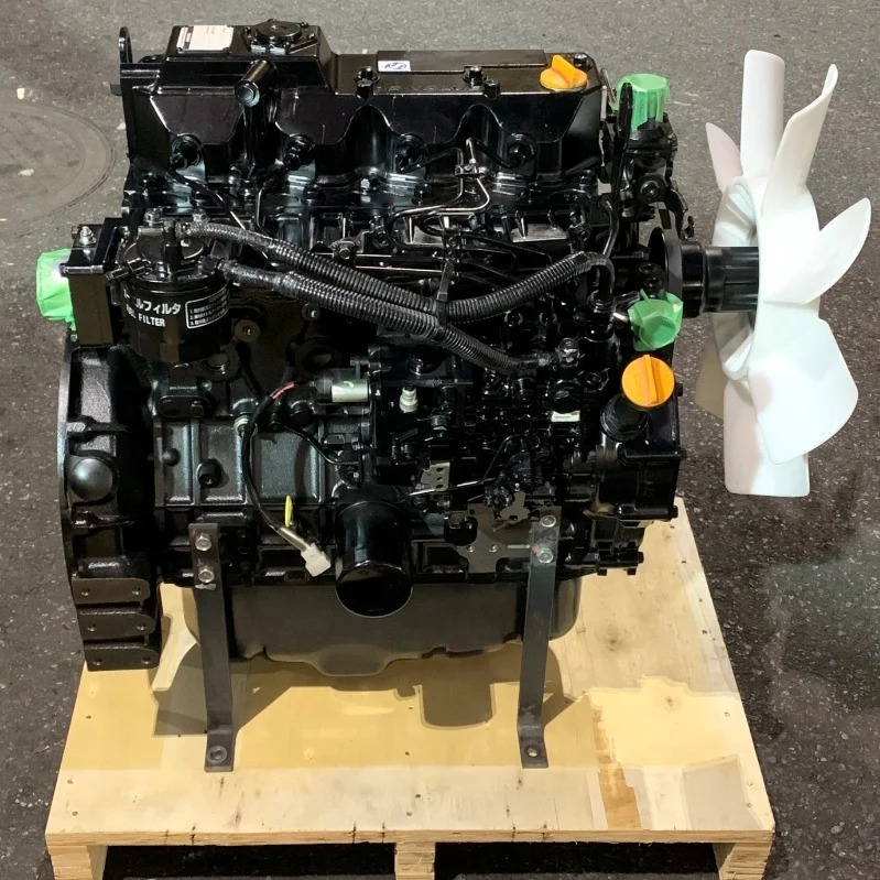 Вертикальный цилиндровый четырехтактный дизельный двигатель Yanmar 4TNV98 с водяным охлаждением