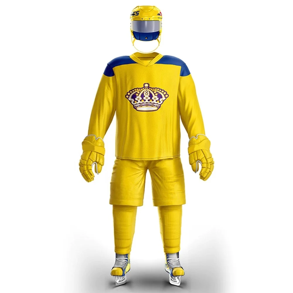 Горячая Распродажа 2022 Новое поступление униформа для хоккея с шайбой индивидуальный логотип 100% полиэстер