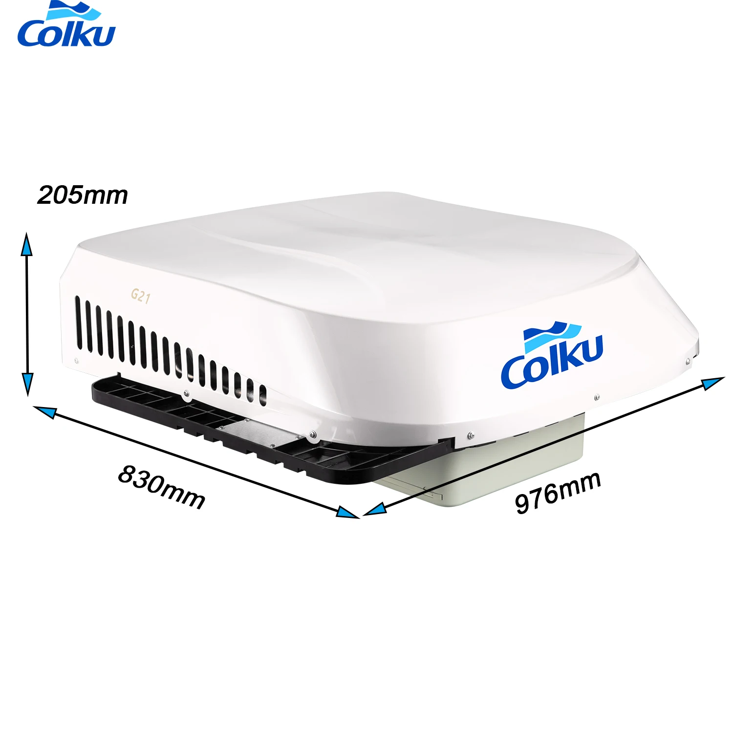 Roof Refrigeration Variable Frequency Skylight Integrated Parking Electric Air Conditioner For 24V Heavy Truck