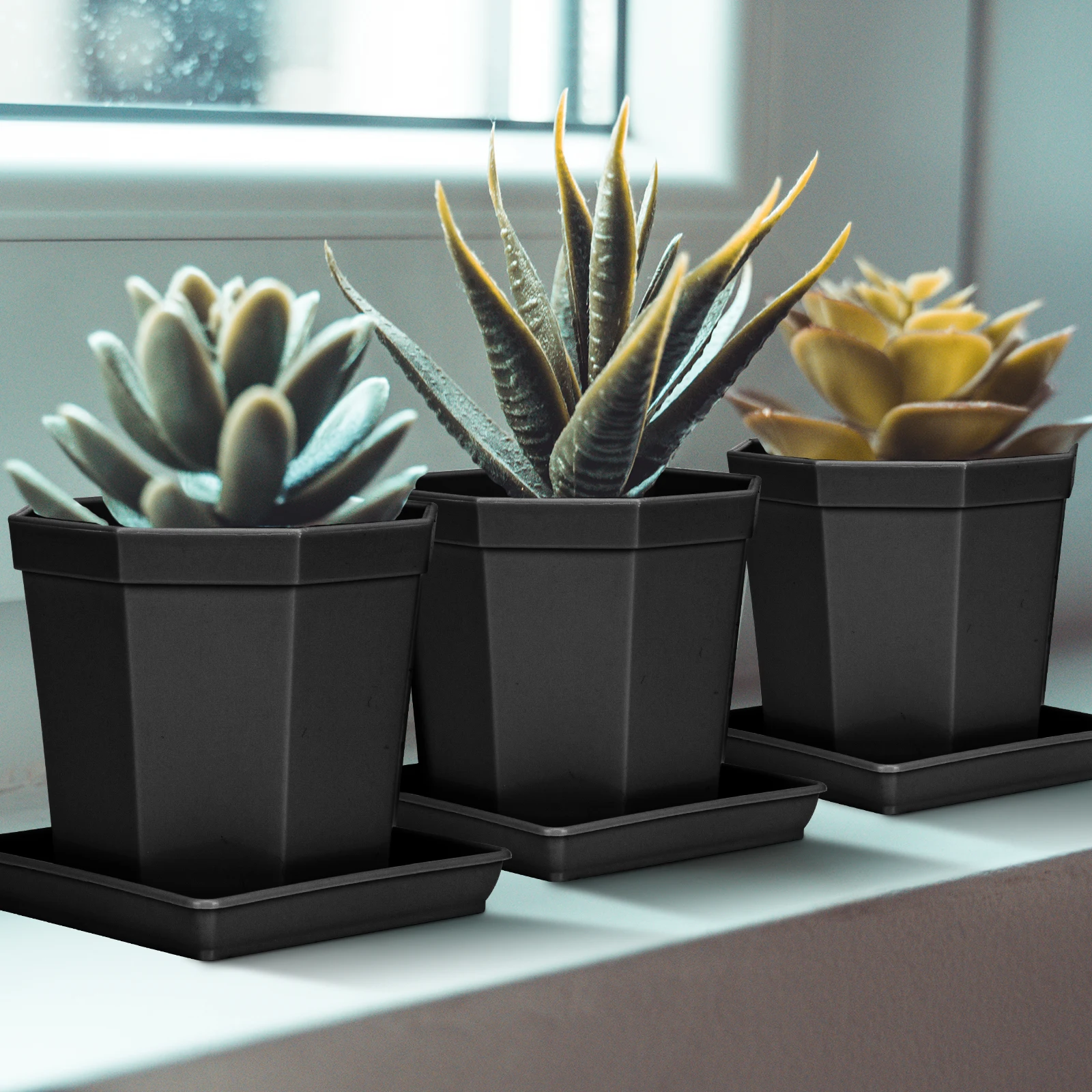 Home garden decor accessories garden pots self watering plant pot flower pots & planters