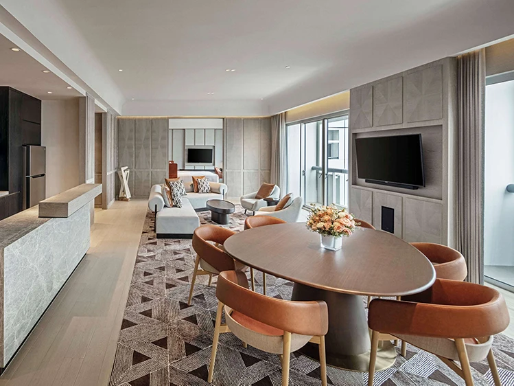 Foshan 5 Star Hotel Bedroom Furniture Set Luxury Hotel Furniture for Hotel Apartment