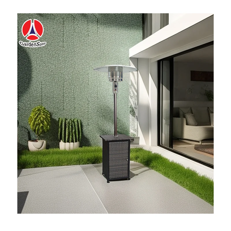 Factory wholesale garden outdoor propane fire pit patio heater umbrella shape outdoor gas heater with CE certification