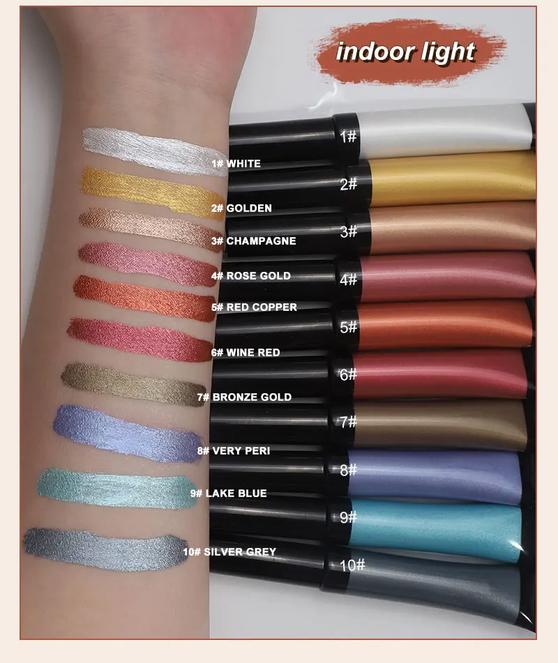 OCHAIN Cosmetic Highlighter Liquid Brightening Face Illuminator Make Up Glow Illuminating Private Label Liquid Highlighter