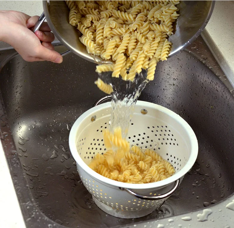 2022 Hot Sale High Quality Fruit Washer Large Colander Rice Washing Bowls Food Prep Bowl