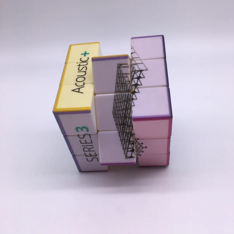 3x3x3 Speed Cube Sticker  Plastic 3D Magic Cube Puzzles OEM