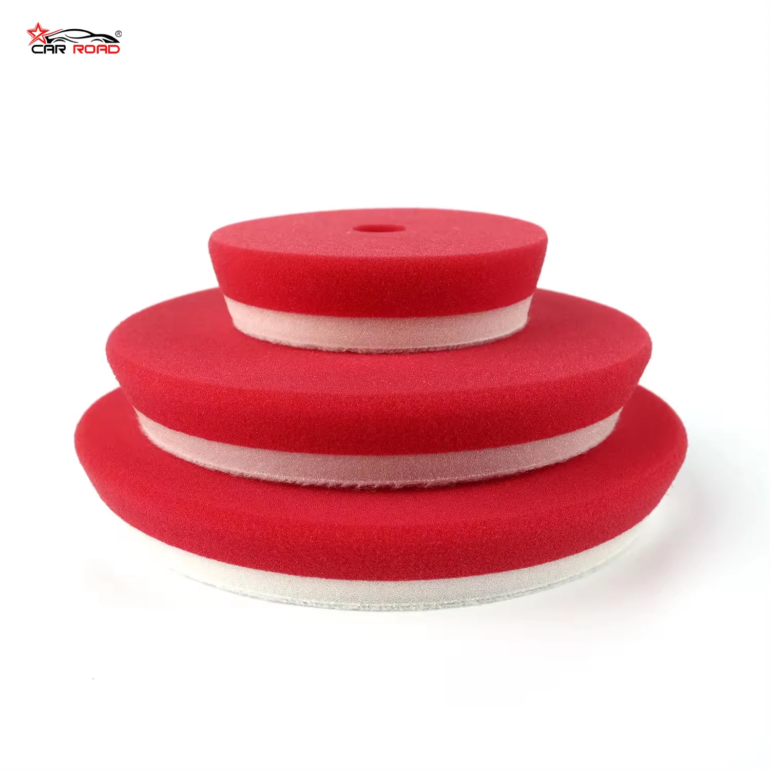 CARROAD Hot sale New Design Double layer Foam Buffing Pad with Memory foam layer for car detailing