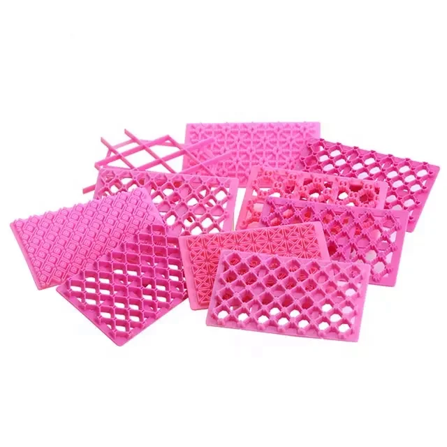 Cake Fondant Embossing Mould Different Patterns Plastic Biscuit Mold Cookie Cutter Decorating Tools