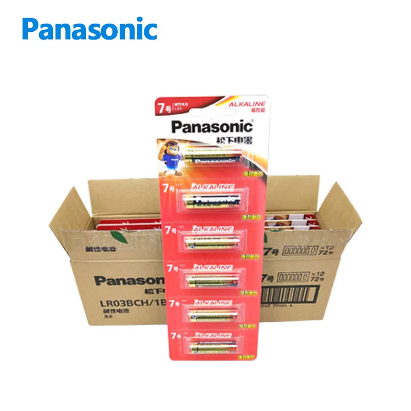 Panasonic 1 5 В AAA № 7 щелочная батарея LR03BCH/B6 для смарт-блокировки кондиционера пульт дистанционного управления