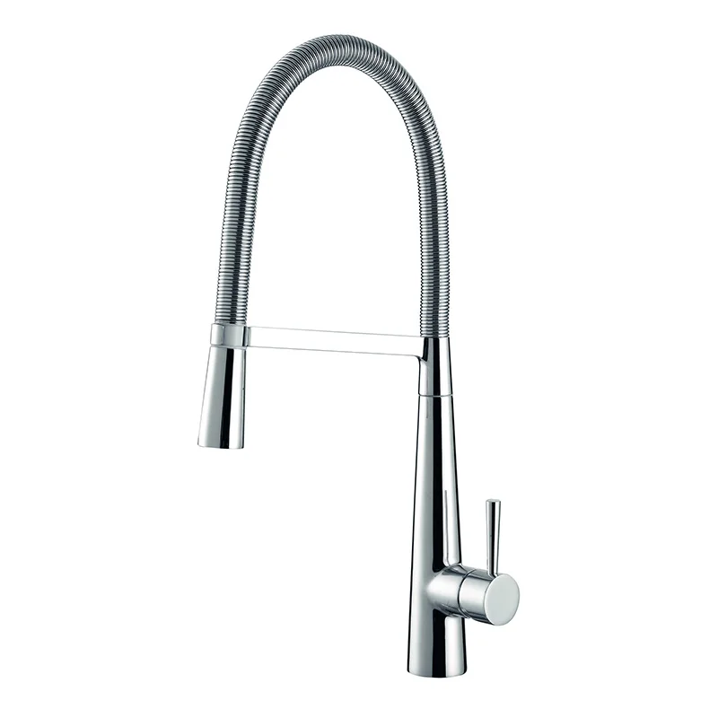 Modern Upc 619 Nsf Kitchen Sink High Pressure Brass Pulldown Rubber Sprayer Kitchen Taps Faucet