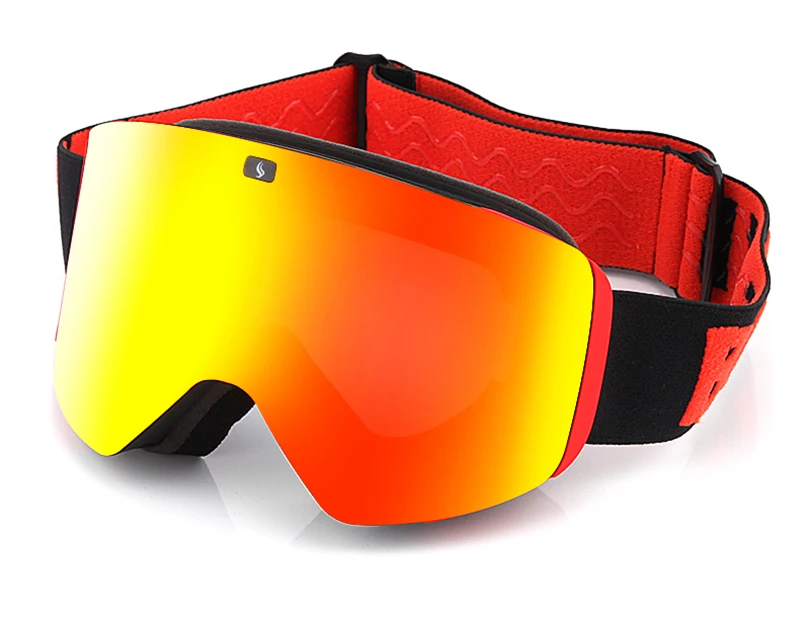 BENICE Sports support custom small wholesale magnetic frameless designer best mirrored snowboard glasses snow ski goggles